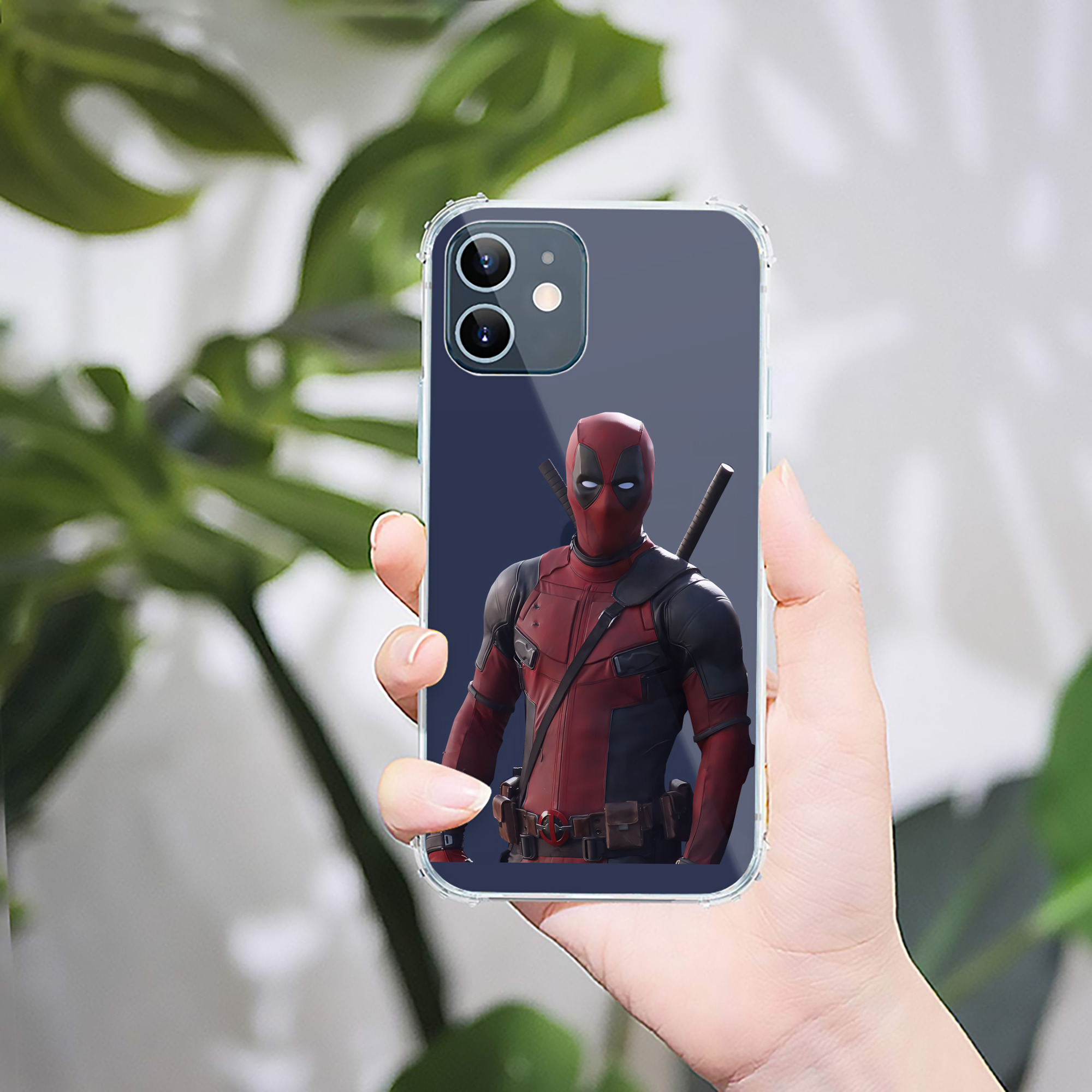 （画像用） Deadpool デッドプール 【iPhone 12シリーズ対応】透明スマホケース（クリアソフトケース）